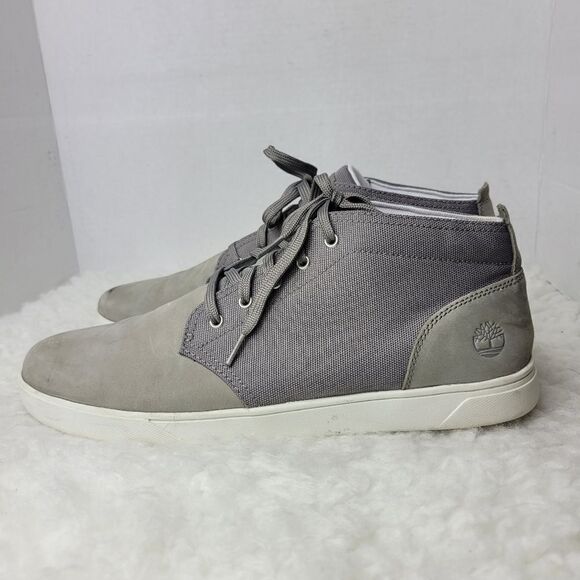 Timberland Davis Square Mens Sneaker  Size 12  Leather Chukka Wheat Nubuck Shoes main image 8